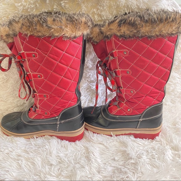 Storm by Cougar Red Snow Boots 6 - Picture 5 of 10